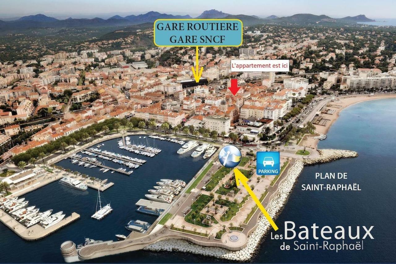F3 Plein Centre Plage A 50 M Saint-Raphaël Exterior foto